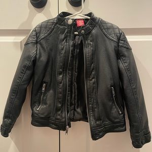 Girls Faux leather jacket